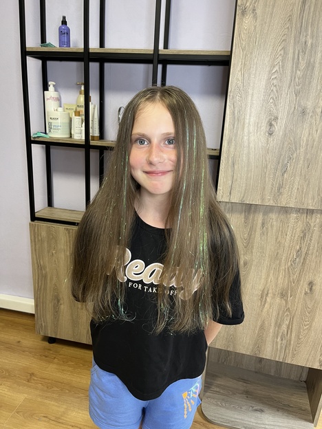 Урок нарощення люрексу + в подарунок нарощення  кольорових пасм на ринги